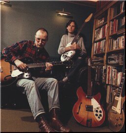 with Andy Partridge and Vox guitar